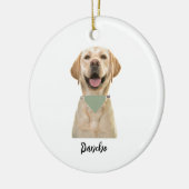 GEPERSONALISEERD PET-ORNAMENT KERAMISCH ORNAMENT (Links)