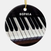 gepersonaliseerd piano-collectie keramisch ornament (Voorkant)