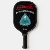 Gepersonaliseerd Pickleball Monster Paddle (Achterkant)