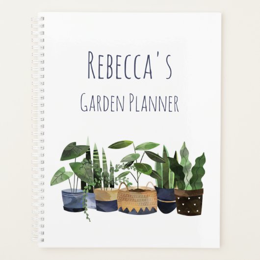 Gepersonaliseerd Plant en tuinbouw Planner (Voorkant)
