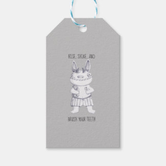 Gepersonaliseerd / Poets je tanden / Grappige Tand Cadeaulabel