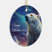 Gepersonaliseerd Polar Beer Ornament (Rechts)