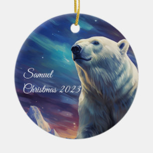 Gepersonaliseerd Polar Beer Ornament