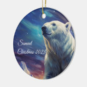 Gepersonaliseerd Polar Beer Ornament (Links)
