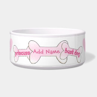 Gepersonaliseerd Princess Best Dog Pet Bowl Voerbakje