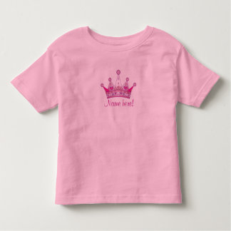Gepersonaliseerd Princess Crown T-shirt