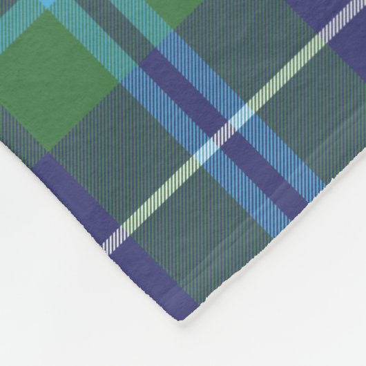 Gepersonaliseerd Pset Clan Douglas Tartan Patroon Fleece Deken (Hoek)