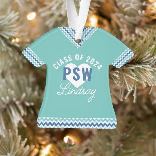 Gepersonaliseerd PSW afstuderen Ornament (Boom)