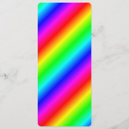 Gepersonaliseerd Rainbow Gradient Bladwijzer (Achterkant)