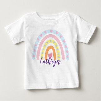 Gepersonaliseerd Rainbow Kinder T-shirt – Aangepas