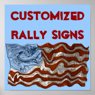 Gepersonaliseerd Rally Signs Poster