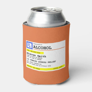 Gepersonaliseerd recept Humoristische RX Alcohol Blikjeskoeler