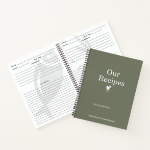 Gepersonaliseerd receptenboek - Custom Name Cookbo Notitieboek