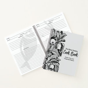 Gepersonaliseerd receptenboek Leeg aangepast koo Notitieboek