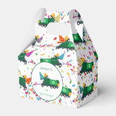 Gepersonaliseerd recyclingplatform voor vuilniswag bedankdoosjes (Voorkant Zijde)