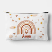 Gepersonaliseerd Regenboog en harten Etui (Voorkant)