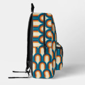 Gepersonaliseerd regenboogpatroon met kleurrijke r bedrukte rugzak (Links)