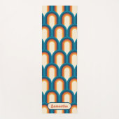 Gepersonaliseerd regenboogpatroon met kleurrijke r yogamat (Voorkant)