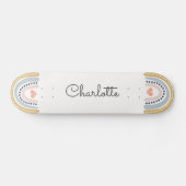 Gepersonaliseerd regenboogskateboard skateboard (Horizontaal)