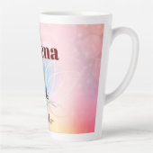  gepersonaliseerd Reiki Master-ontwerp Latte Mok (Rechts)