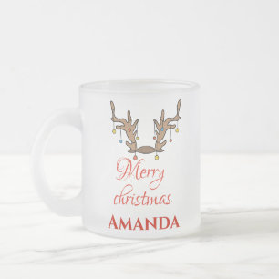 Gepersonaliseerd renderdecor - Kerst van Merry Matglas Koffiemok