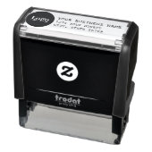 Gepersonaliseerd retouradres met Logo Zelfinktende Stempel (Product)
