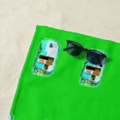 Gepersonaliseerd Retro  camper Strandlaken (In situ)