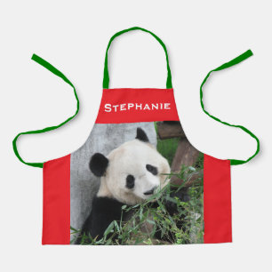 Gepersonaliseerd reuzenpanda Kinder Schort