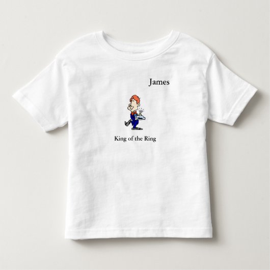 Gepersonaliseerd Ringbearer T-shirt (Voorkant)