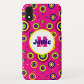 Gepersonaliseerd rondcirkelpatroon Case-Mate iPhone case (Achterkant)