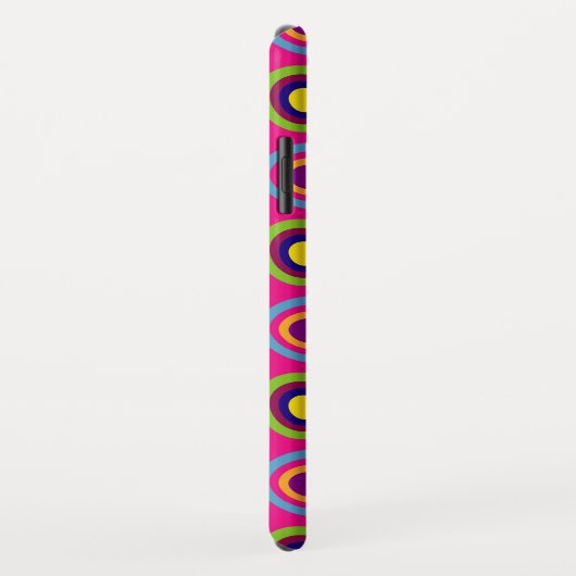 Gepersonaliseerd rondcirkelpatroon Case-Mate iPhone case (Achterkant/rechts)