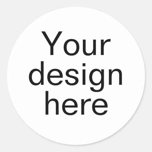 Gepersonaliseerd ronde Stickers (Voorkant)