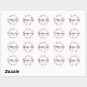 GEPERSONALISEERD ROOS DANK U sticker (Vel)