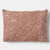 Gepersonaliseerd Roos Gouden Glitter Naam Design – Etui (Achterkant)