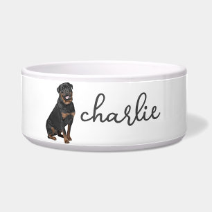 Gepersonaliseerd Rottweiler Food Voerbakje