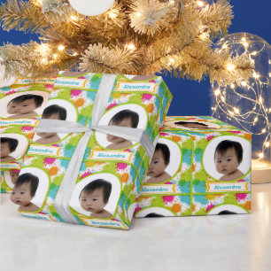 Gepersonaliseerd royalty-Baby fotopapier Cadeaupapier