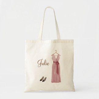 Gepersonaliseerd roze bruidsmeisje Tas