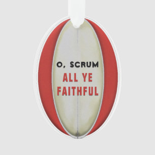 Gepersonaliseerd Rugby Collectible Keramische Orna Ornament