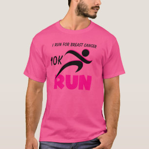 Gepersonaliseerd RUN Roze T-shirt