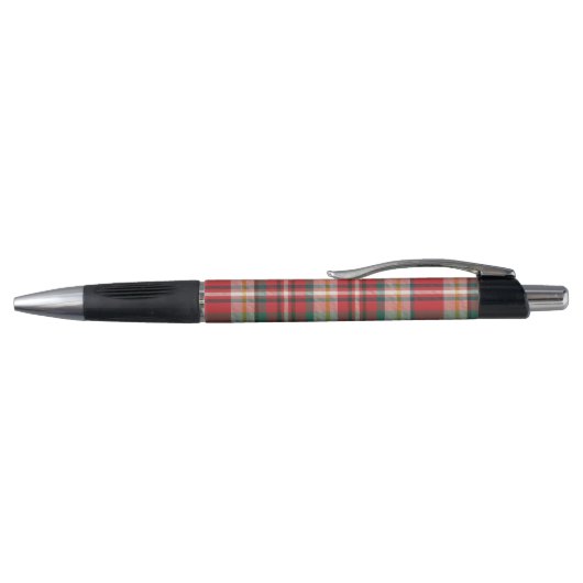 Gepersonaliseerd Rustic Checkered Pen (Bovenkant)