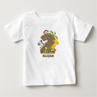 Gepersonaliseerd Safari 2e verjaardag van het T-sh