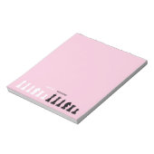 Gepersonaliseerd schaakstuk Roze Notitieblok (Gedraaid)