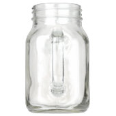 gepersonaliseerd schattig dier panda girly mason j mason jar (Rechts)