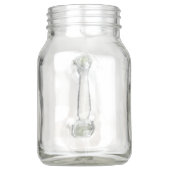 gepersonaliseerd schattig dier panda girly mason j mason jar (Links)