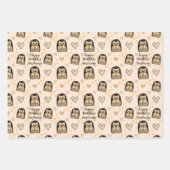 Gepersonaliseerd schattig egel cadeaupapier (Voorkant 2)