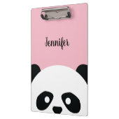 Gepersonaliseerd Schattig Panda Beer Patroon Kinde Klembord (Links)