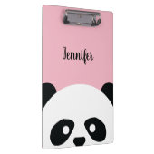Gepersonaliseerd Schattig Panda Beer Patroon Kinde Klembord (Rechts)