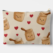 Gepersonaliseerd Schattig Pindakaas Jar Pattern Etui (Achterkant)