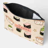 Gepersonaliseerd Schattig sushi en sojasaus patroo Etui (Open)