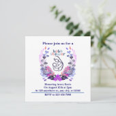 Gepersonaliseerd Schattige Baby shower Kaart (Staand voorkant)